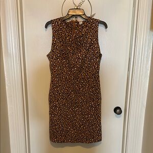 Old Navy Brown Leopard Print Mini Dress